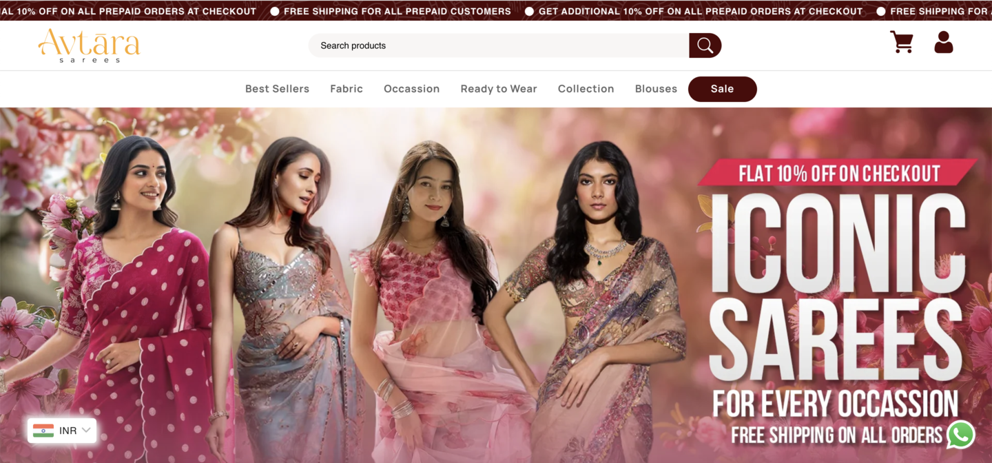 Avtara Sarees preview
